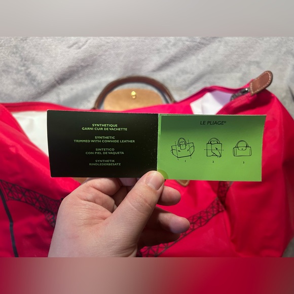 Longchamp Limited Edition Le Pliage Type L Eiffel Tower Nylon Tote - Picture 16 of 16